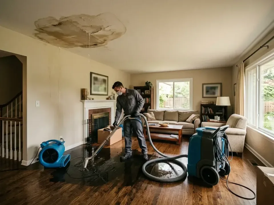 attic-pipe-burst-ceiling-drip-008 — frequently asked questions, Water Damage Restoration & Carpet Care in Lucedale, MS